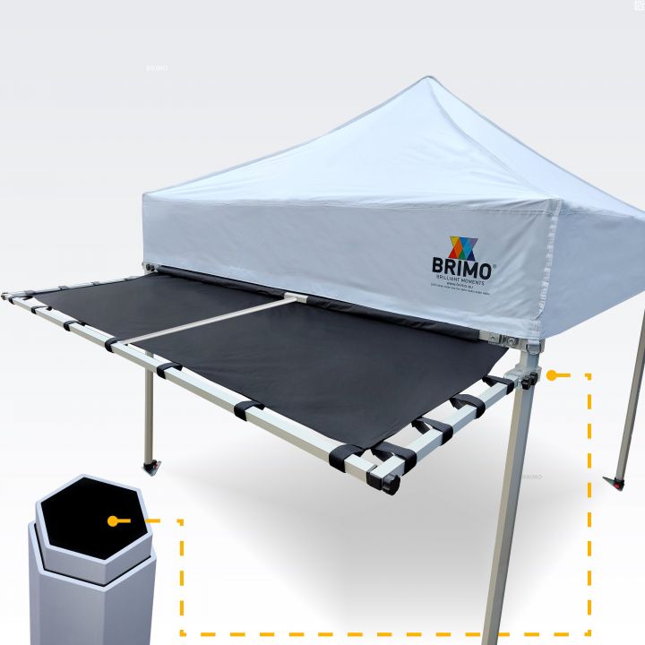 Stand copertina pentru un cort