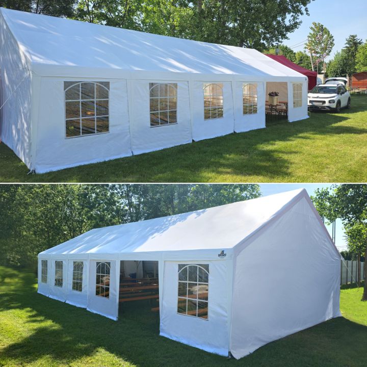 Corturi de petrecere pliabile albe